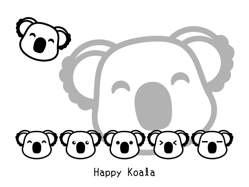 koala_happy_logo design