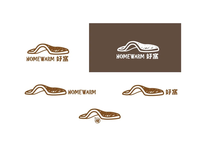 logo設計-暖屋生活 logo design