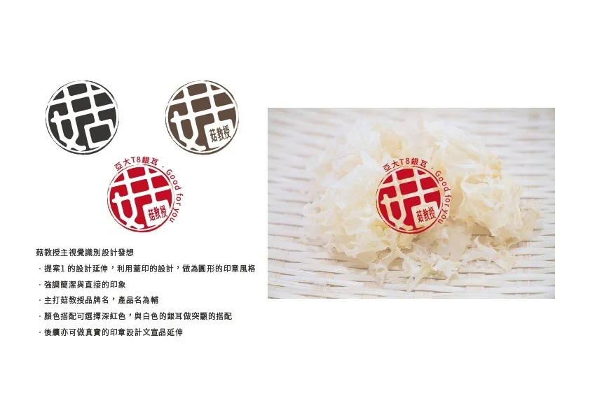 logo設計-菇教授logo提案 logo design