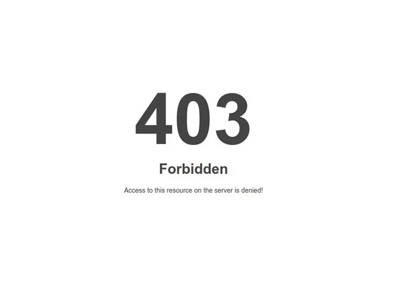 fix 403 error