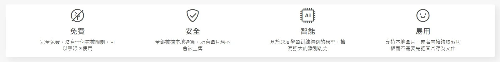線上文字辨識，免費OCR，線上圖片文字辨識提取。