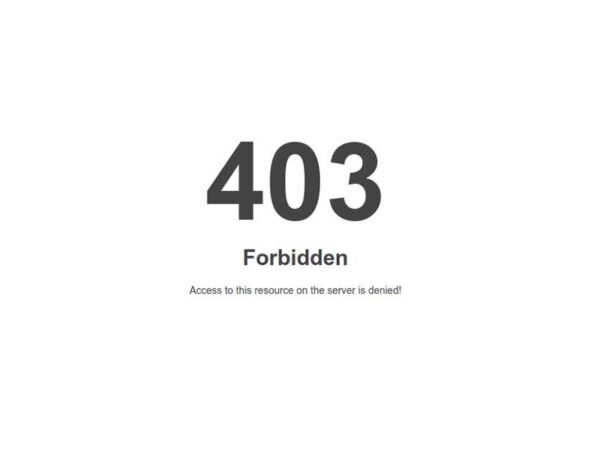 403 Forbidden 錯誤